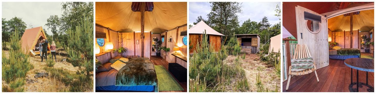 Glamping Outdoor Camp collage 1