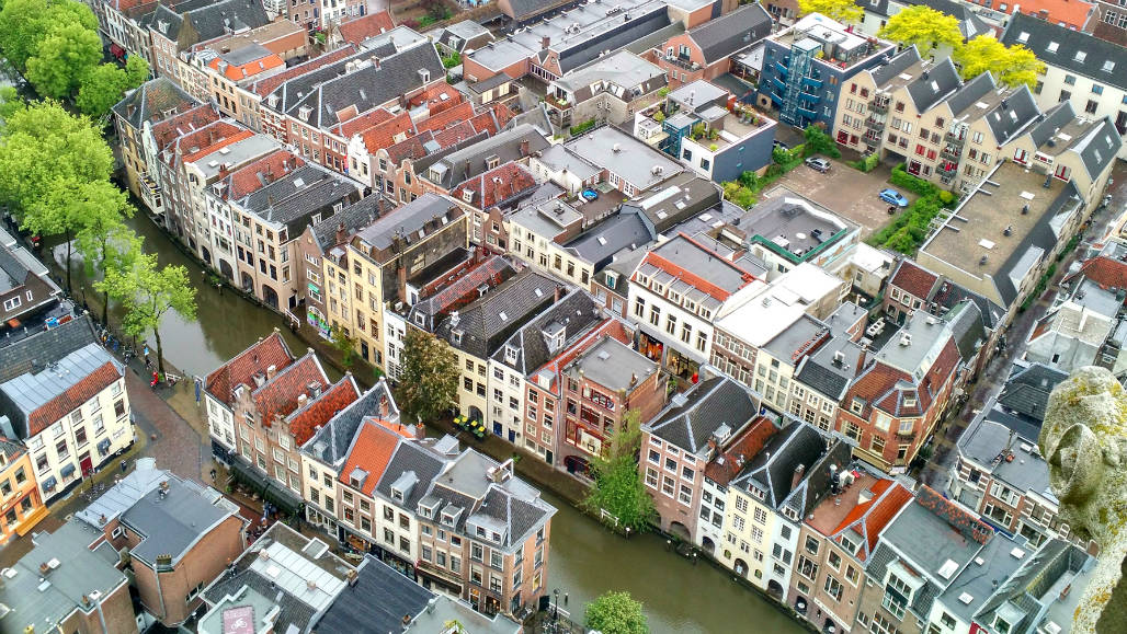 Utrecht uitzicht vanaf de Dom