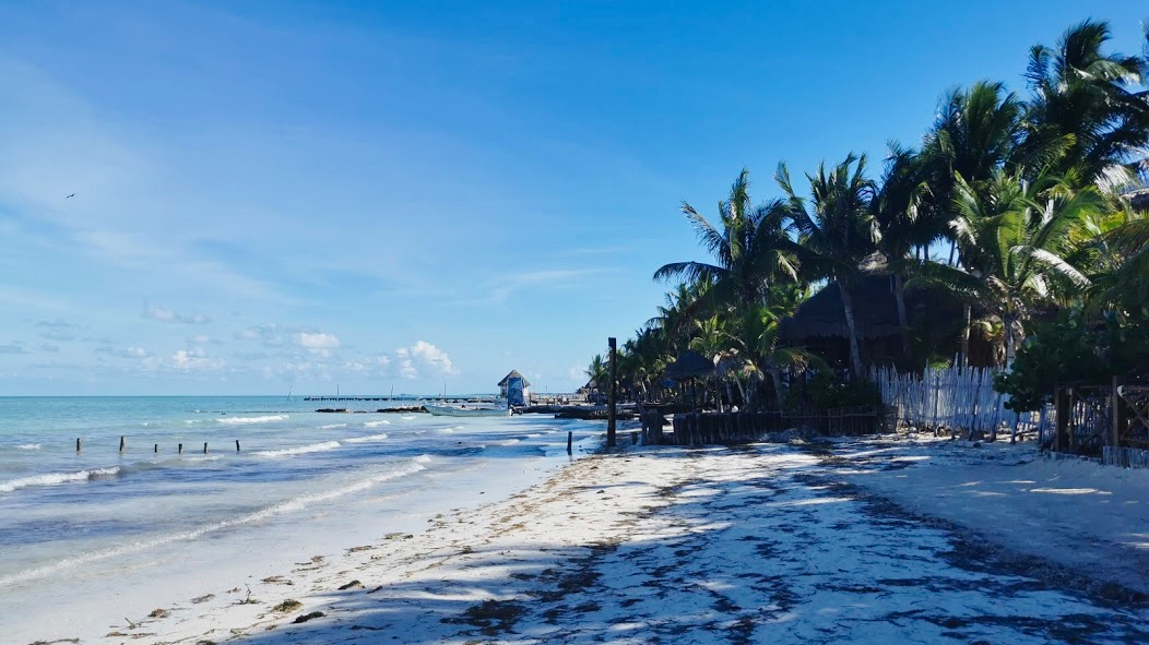 Mini Roadtrip Mexico Isla Holbox strandje7