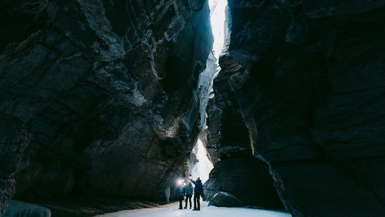 Maling Canyon Ice Walk Evening