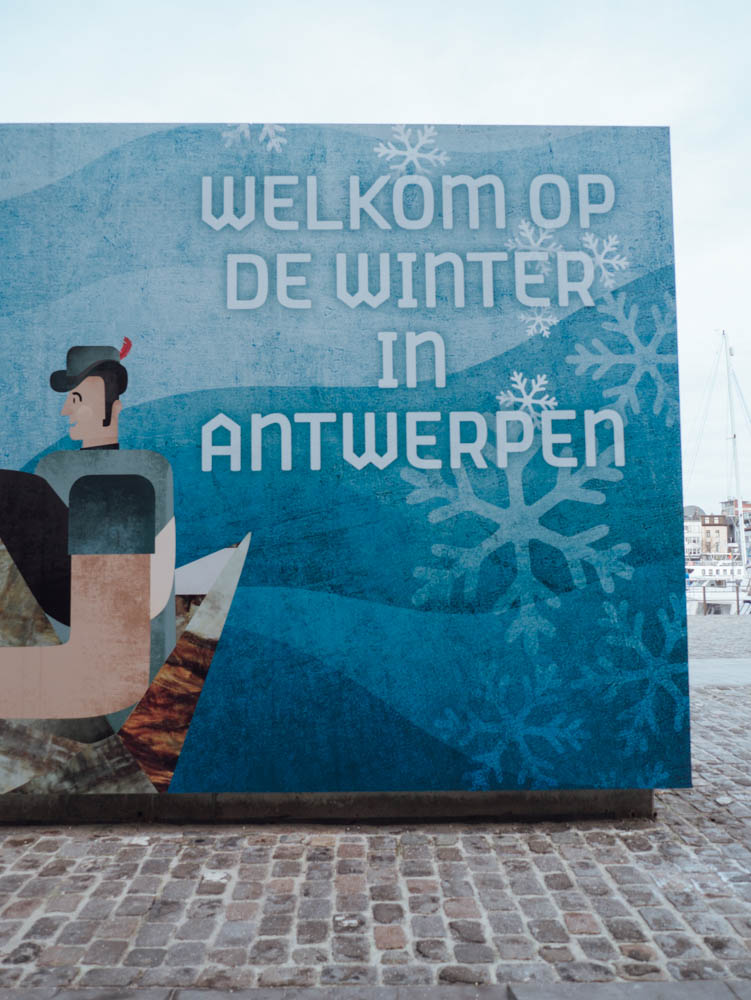 Street Art winter in Antwerpen 2