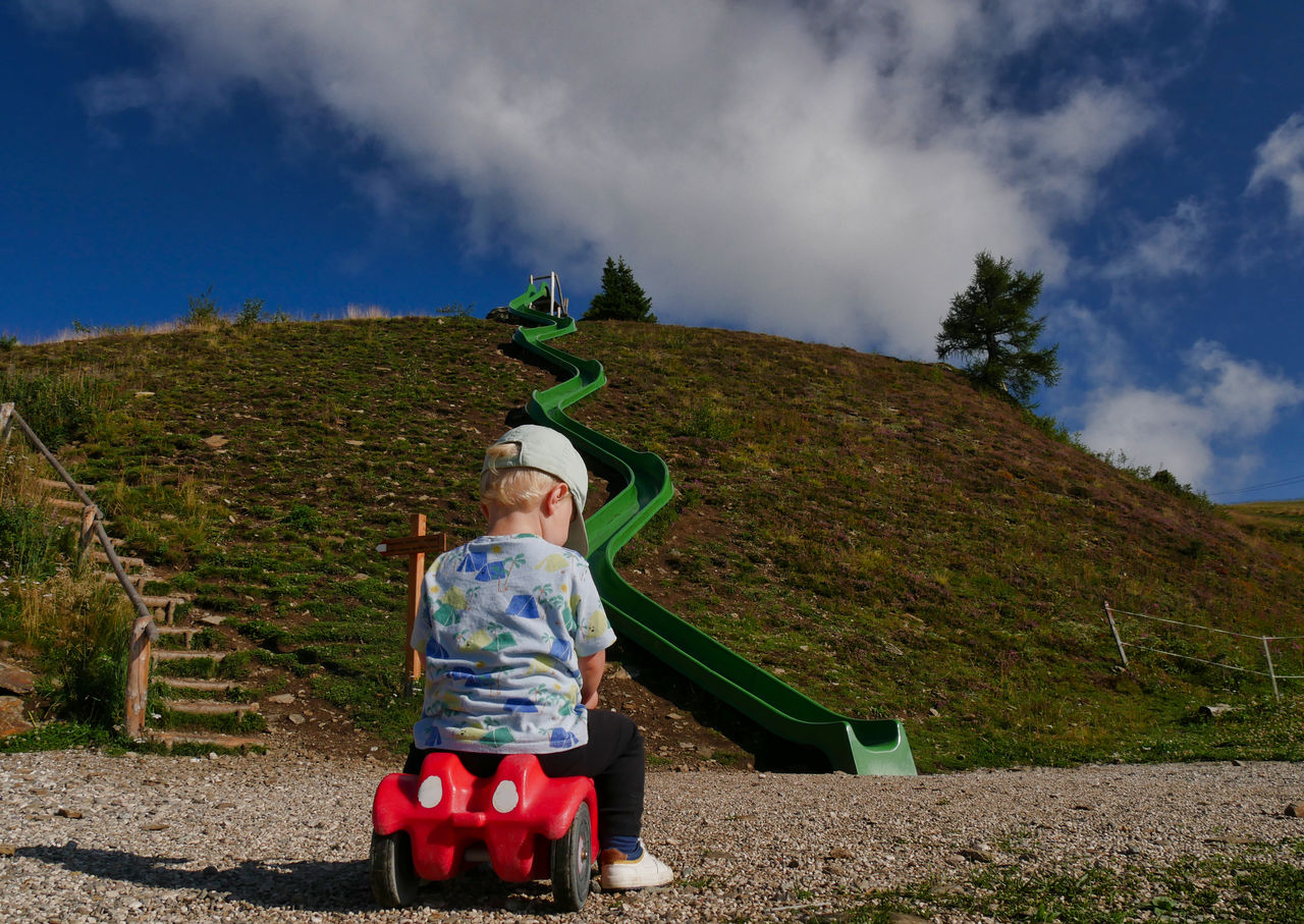 Gitschberg Jochtal Zuid Tirol speeltuin bergtop