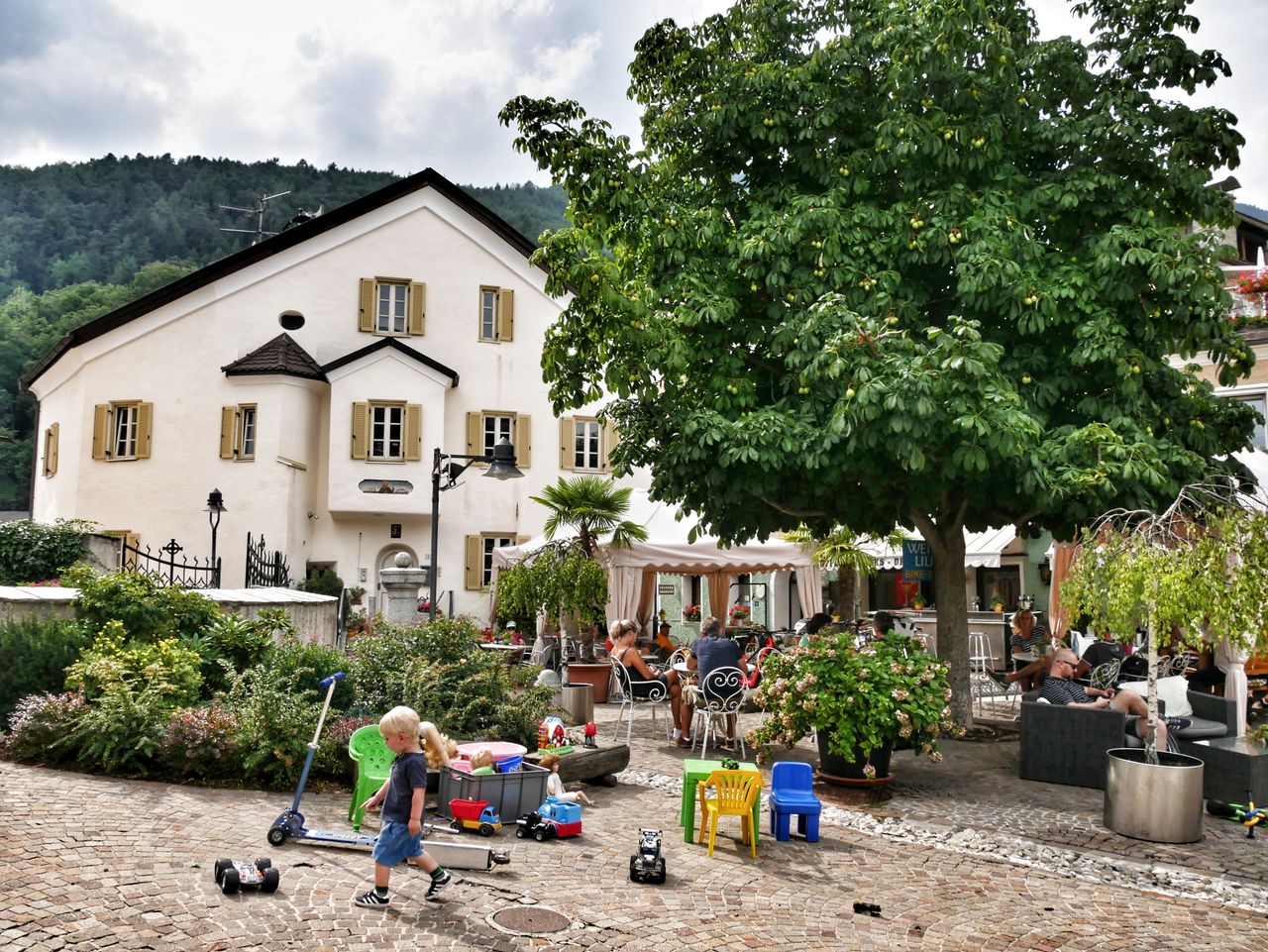 Mühlbach Zuid Tirol plein
