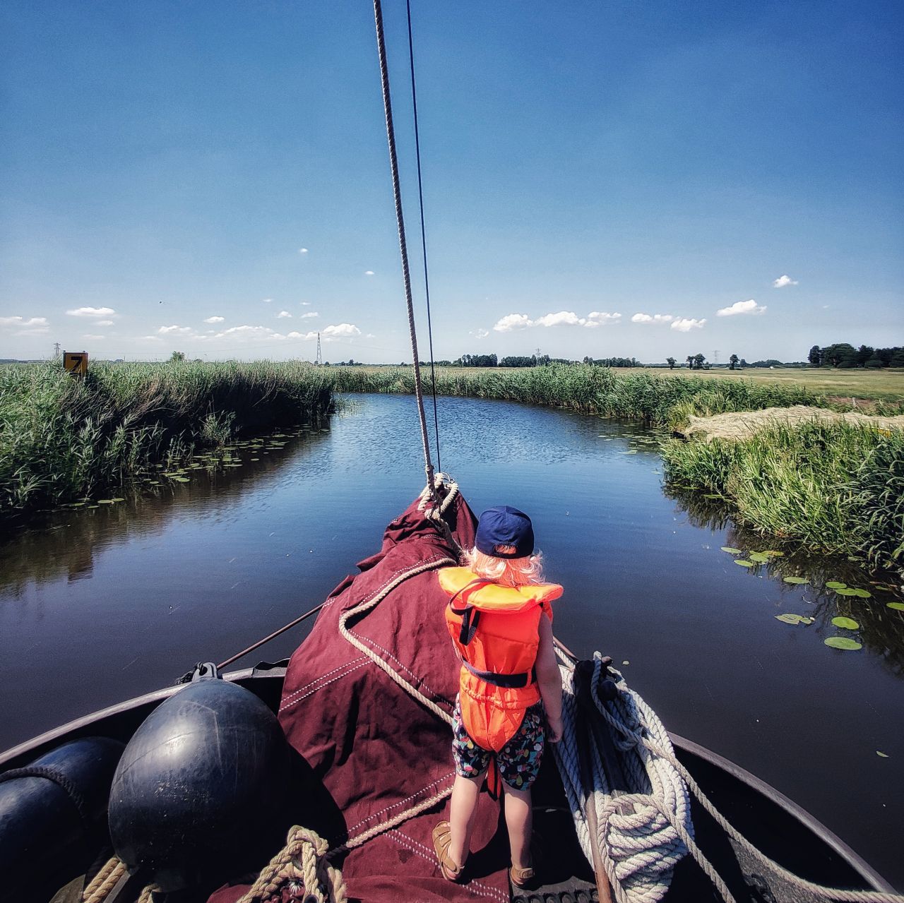 Zuidoost Friesland Rottevalle skutsje De Rot8