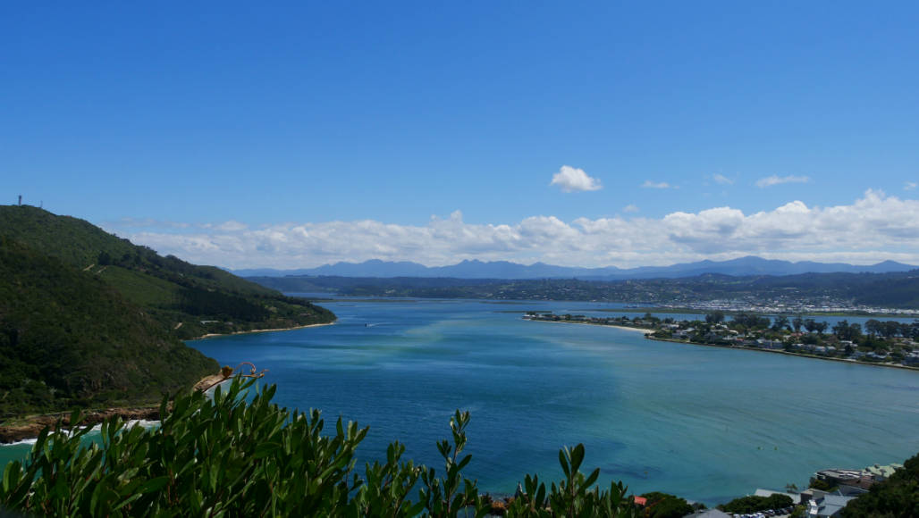 Knysna zee kust uitzichtpunt