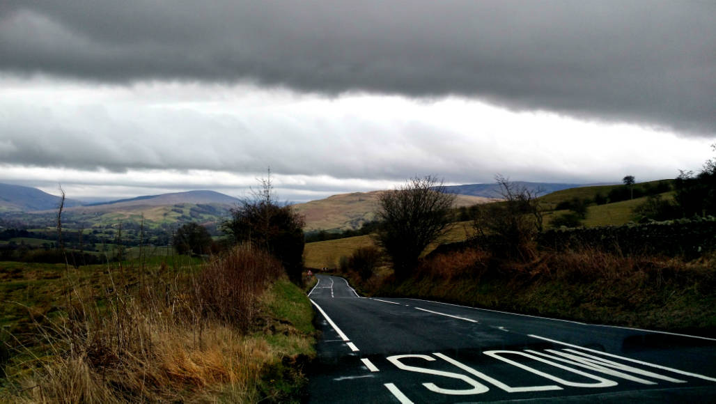 Roads Lake District Engeland