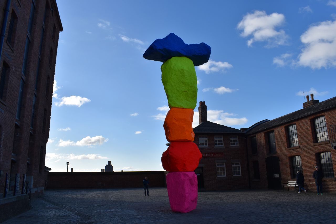 Foto Albert Dock kunst