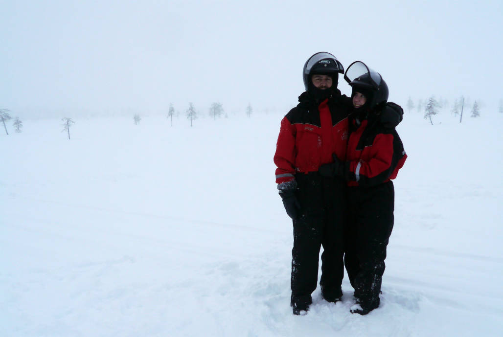 sneeuwscooter safari Rovaniemi Lapland