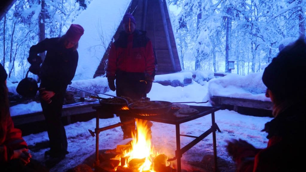 kampvuur lapland