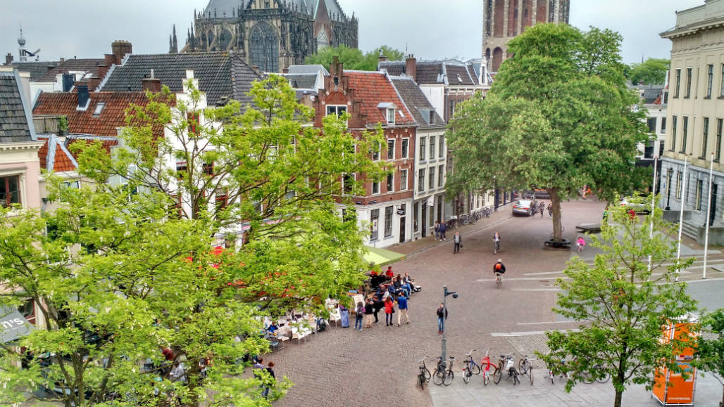 Gezellig plein Utrecht