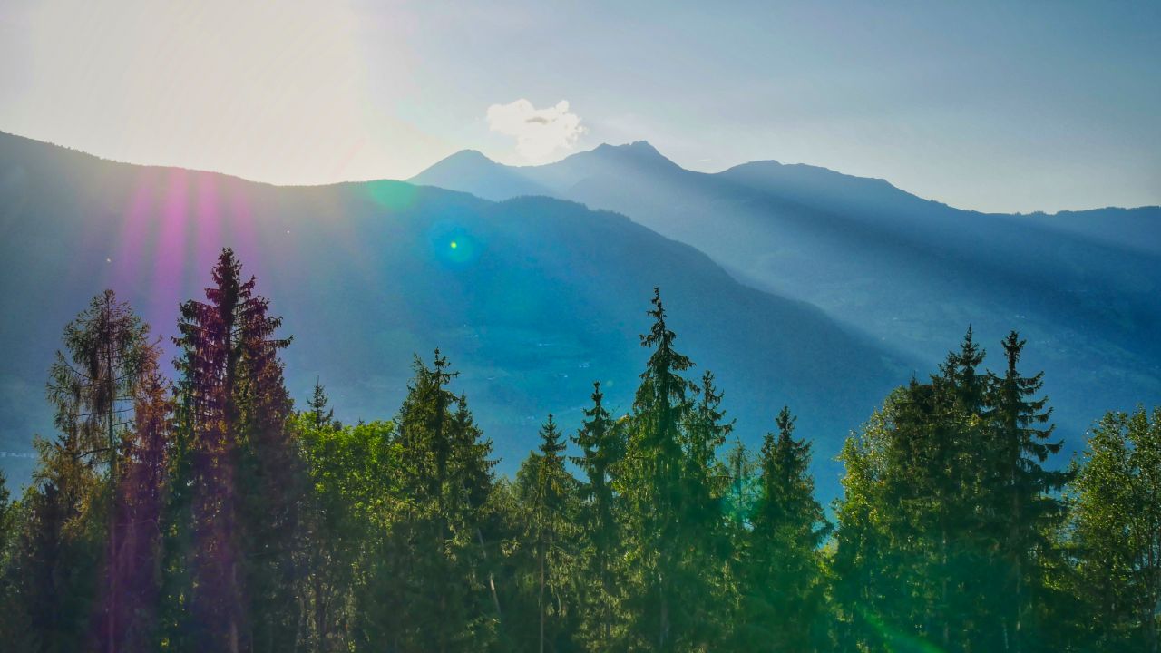 Zillertal Tirol Oostenrijk sunset