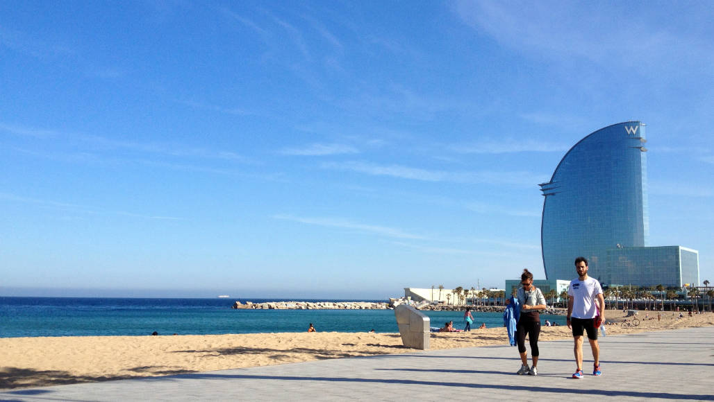 Strand in Barcelona 001