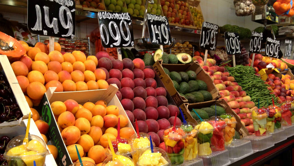 Versmarkt La Boqueria Barcelona 001