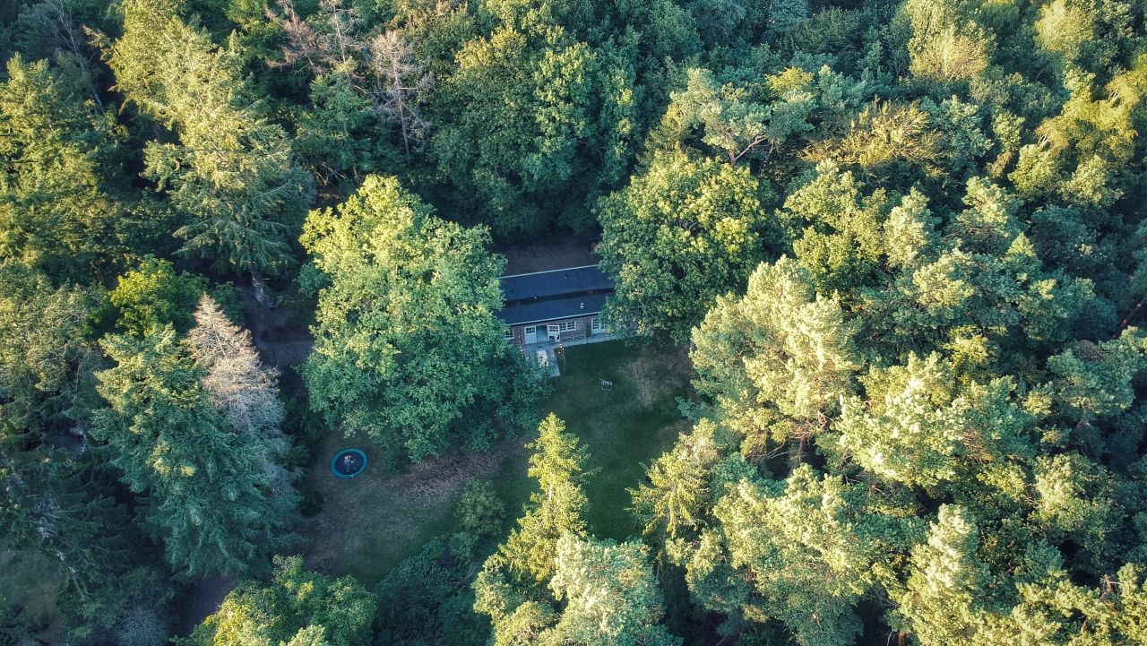 Boshuisje XL natuurhuisje Epse drone2