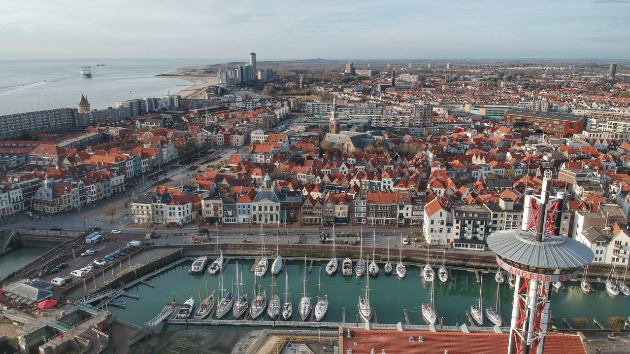 Vlissingen haven drone