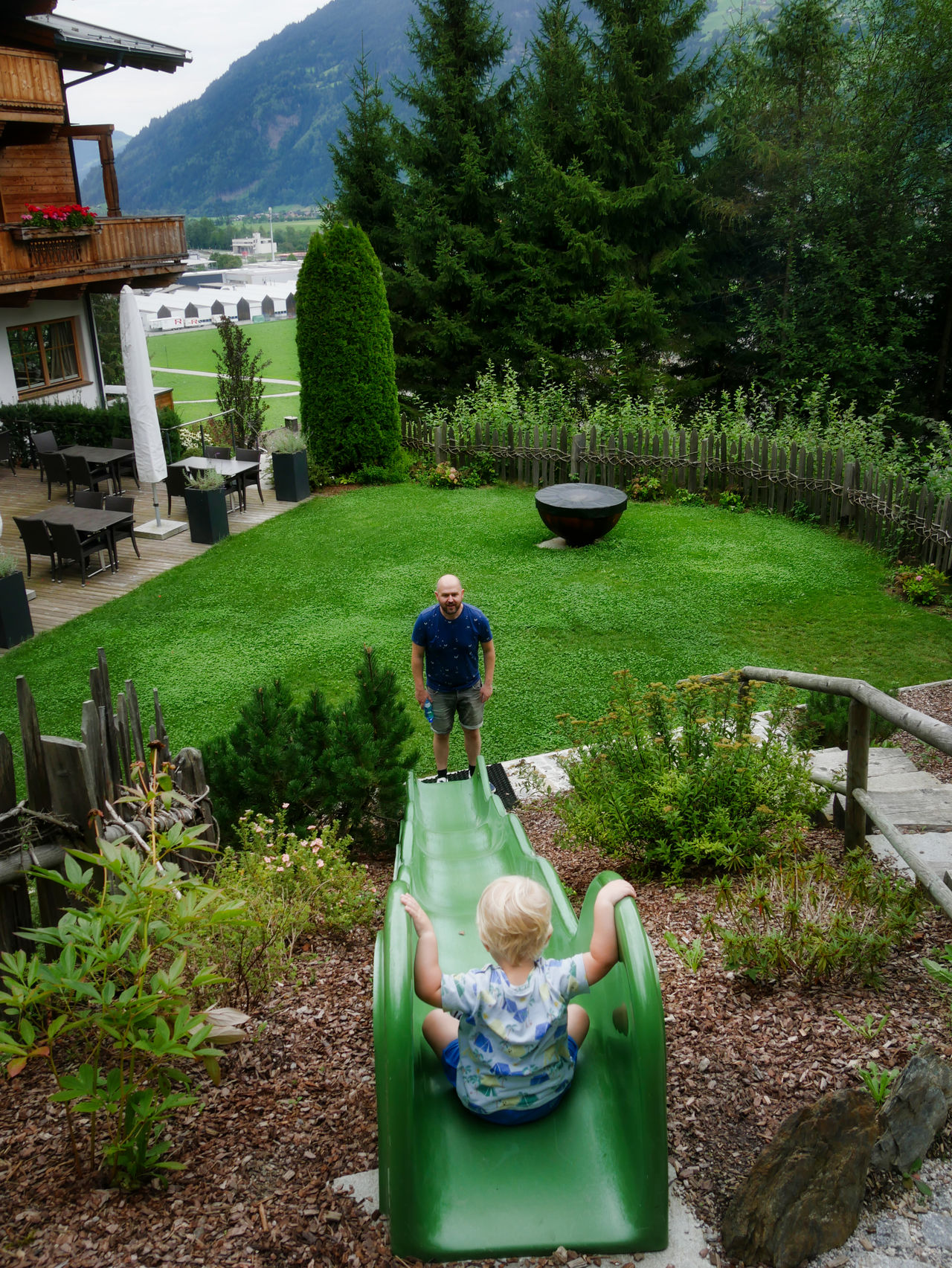 Hotel Das Kaltenbach Zillertal Oostenrijk glijbaan