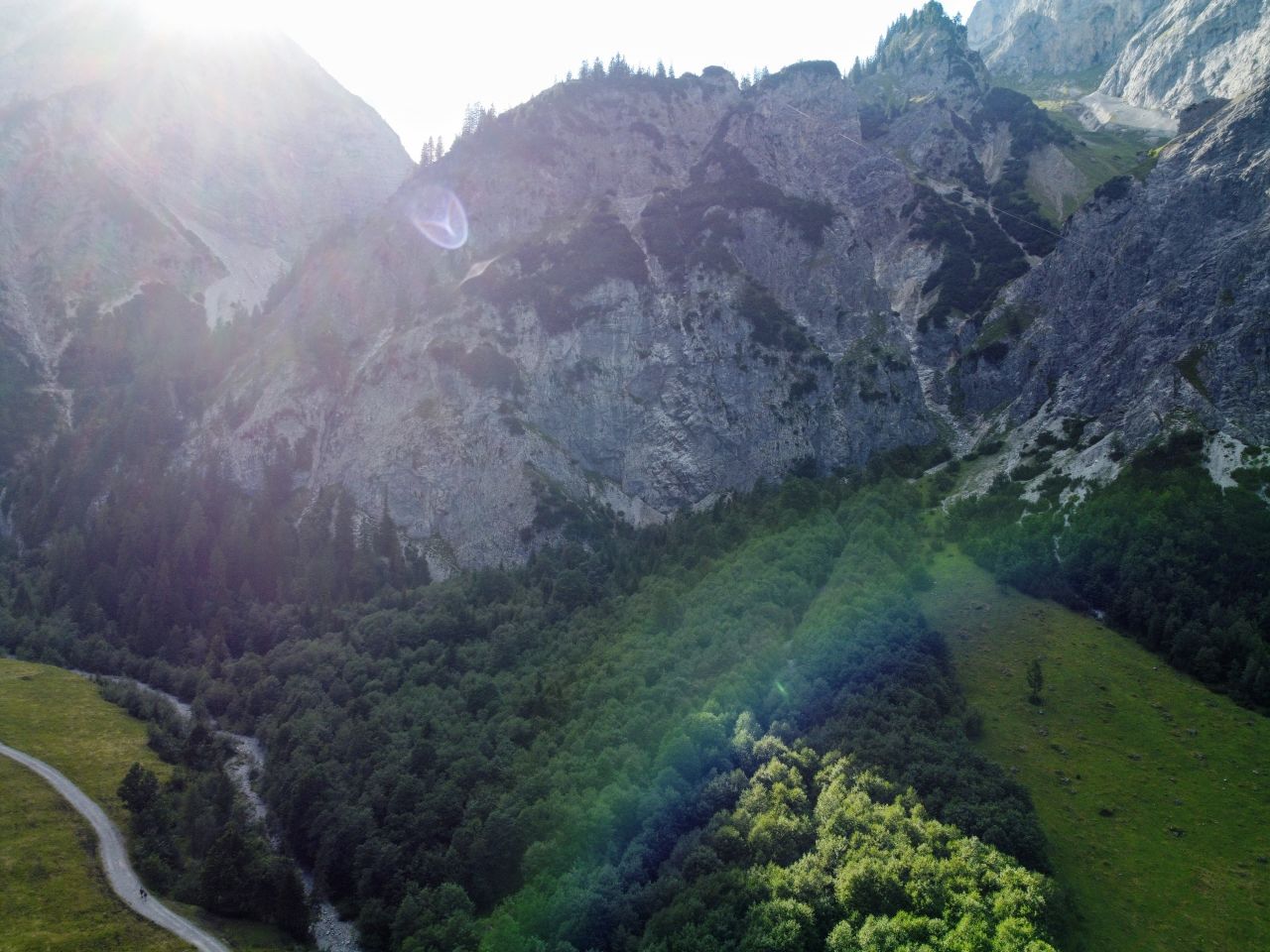 Gramai Alm Alpengasthof Oostenrijk drone 16