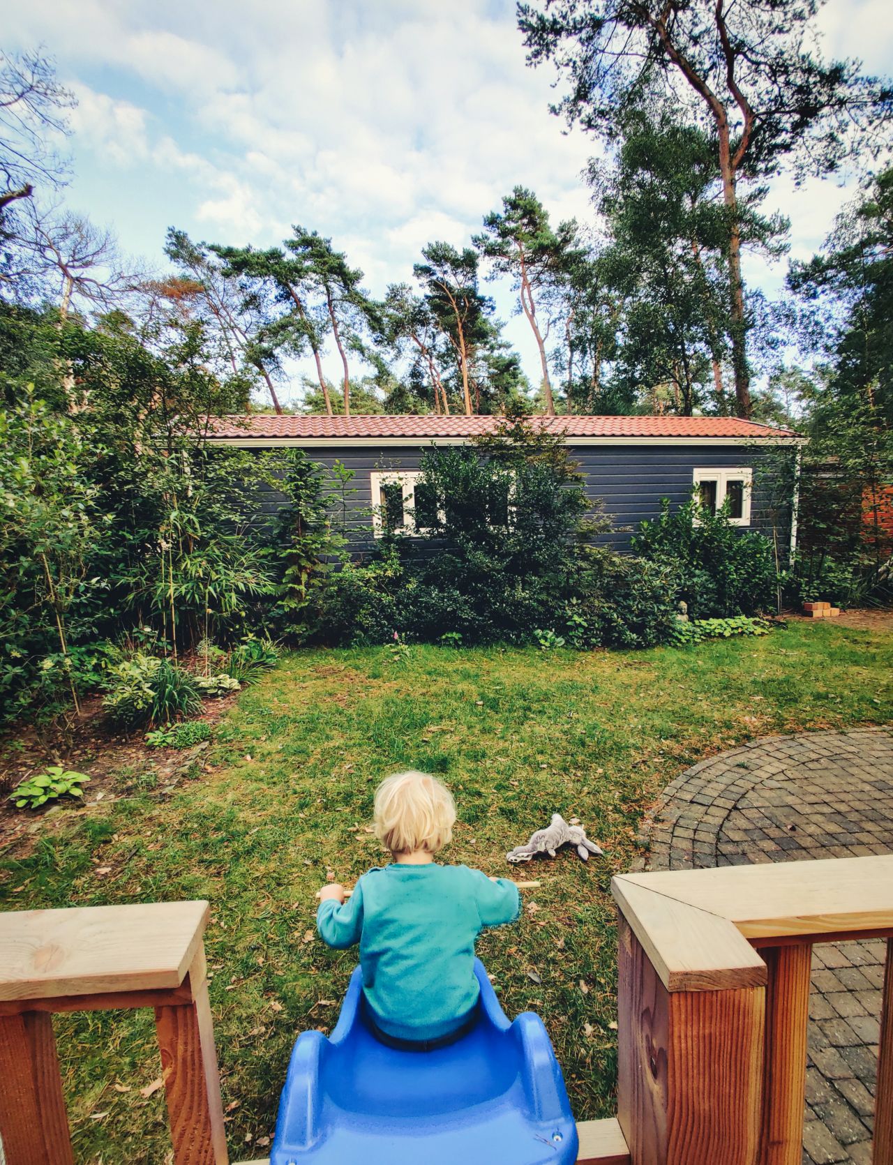 Camping In De Rimboe stacaravan De Tuinkers glijbaan