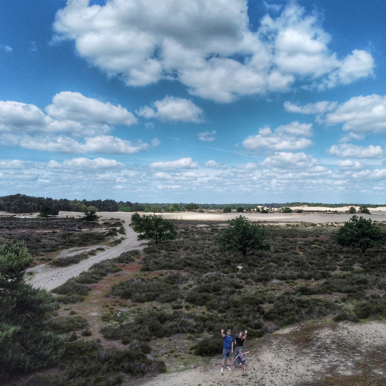 Landal Kaatsheuvel Loonse en Drunense Duinen familiefoto