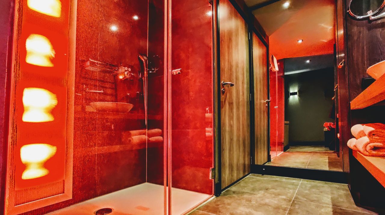 Hotel de Cantharel Apeldoorn comfort kamer infrarood shower