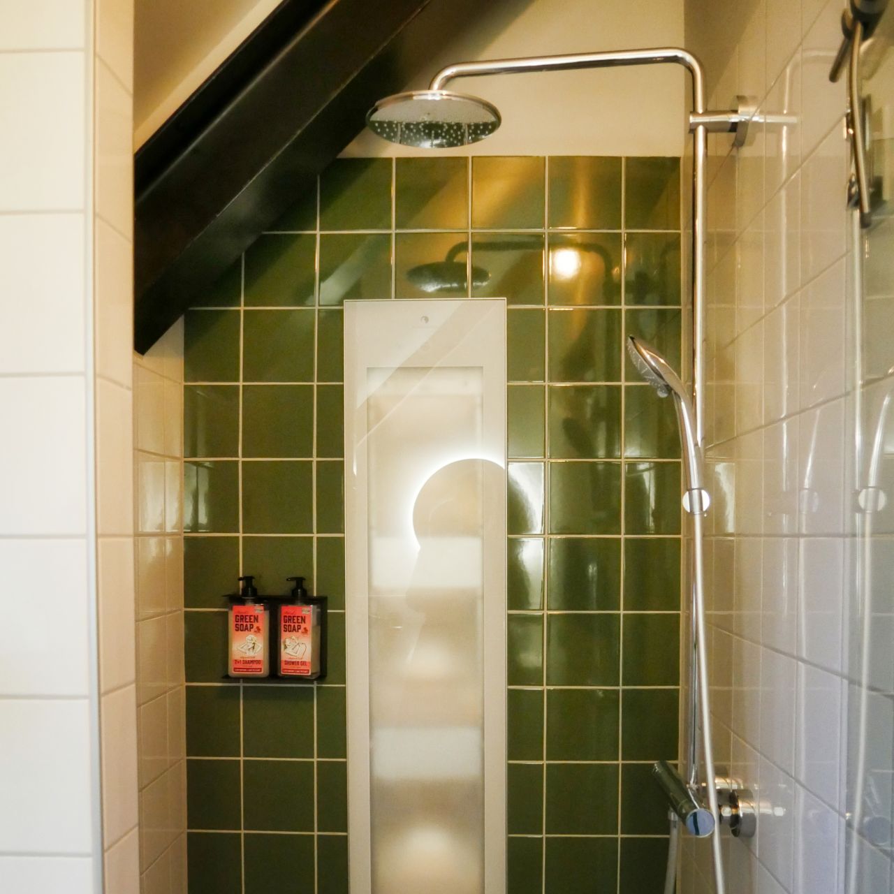 Ecolodges t Lennepserf infrarood shower