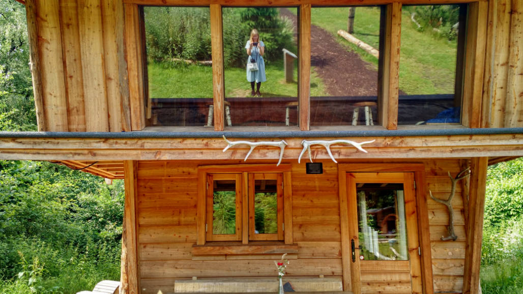 Veluwse Zwerfhut houten huisje Veluwe