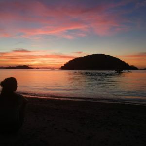 foto ondergaande zon 2